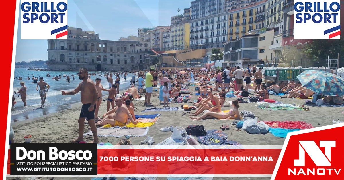 Settemila persone sulla spiaggia di Baia Donn’Anna, Borrelli contro la “mancata gestione”