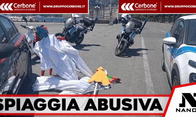 Napoli, blitz alla Rotonda Diaz: sequestrati oltre cento lettini e ombrelloni