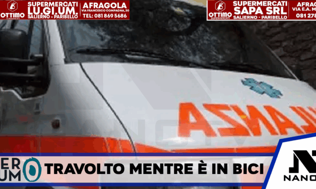 Travolto mentre è in bici, anziano morto nel Casertano