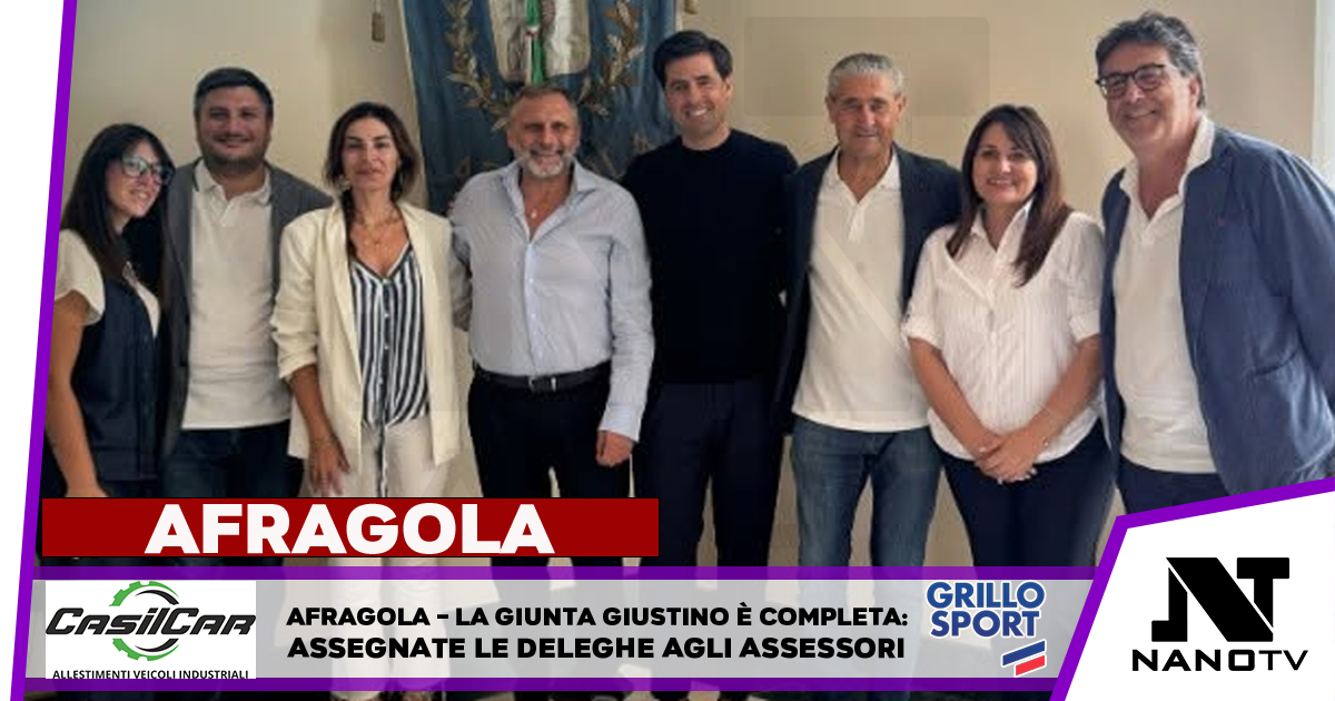 Afragola – La Giunta Giustino è completa: assegnate le deleghe agli assessori
