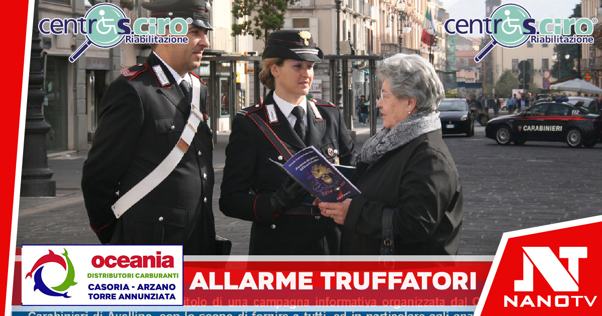 Altavilla Irpina, allarme truffatori: falsi carabinieri e finanzieri nel mirino dei cittadini