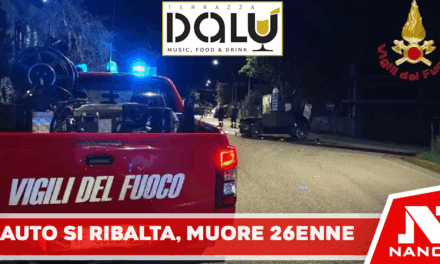 Auto con due giovani si ribalta nel Casertano, muore 26enne