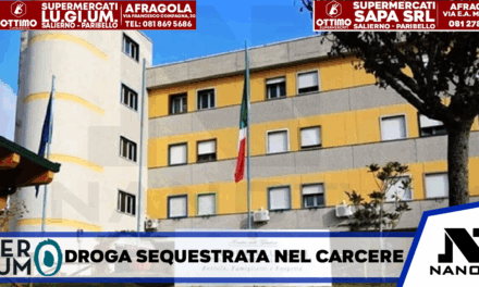Droga sequestrata nel carcere di Sant’Angelo dei Lombardi: operazione della Polizia Penitenziaria