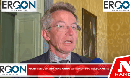Manfredi, oggi attive 1200 telecamere, entro fine anno saranno 1600