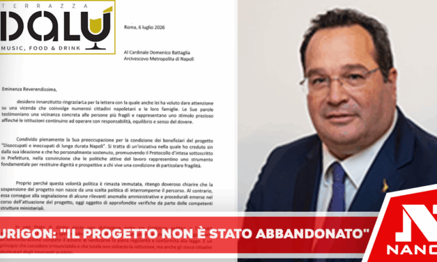Tirocinanti Napoli, Durigon risponde al Cardinale: “Il progetto non è stato abbandonato”