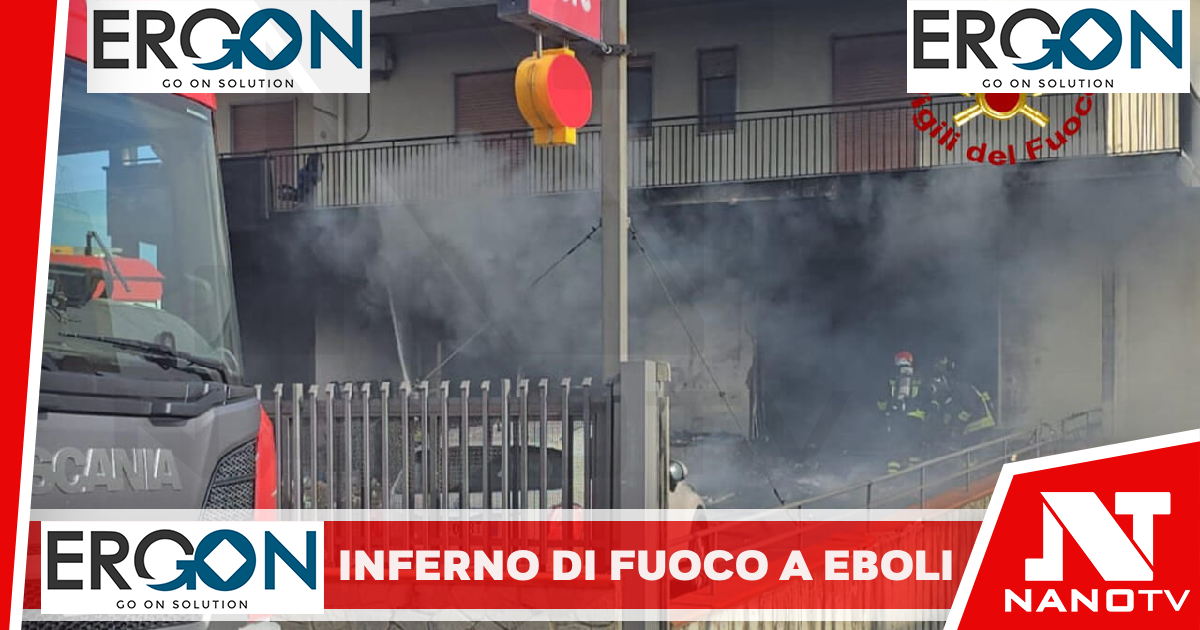 Inferno di fuoco a Eboli: distrutto un negozio di casalinghi, evacuata una palazzina EBOLI (SA)