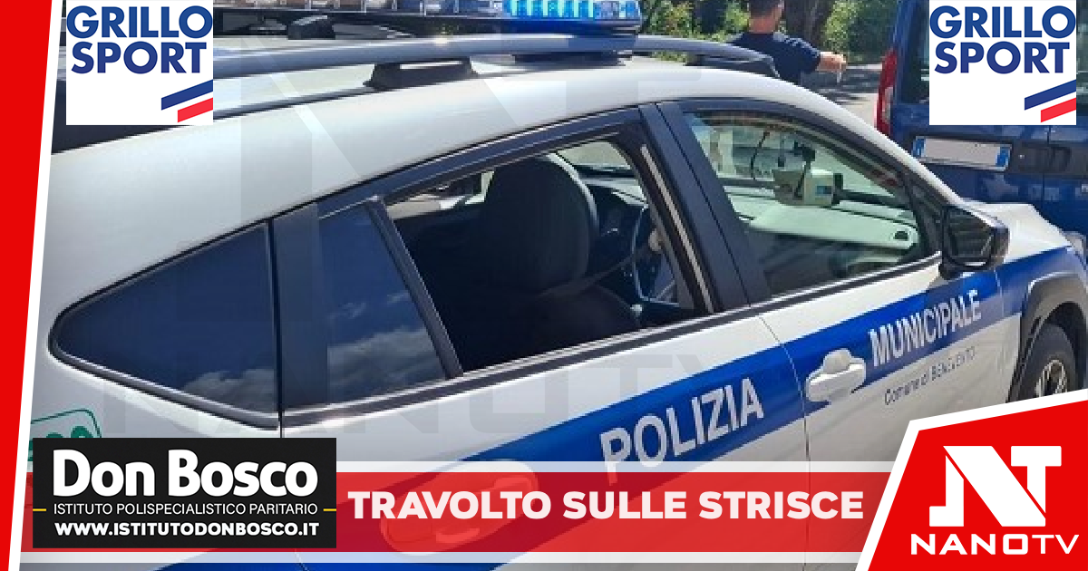 Benevento, travolge un 70enne sulle strisce e va via senza prestare soccorso: 40enne individuato e denunciato dalla Municipale