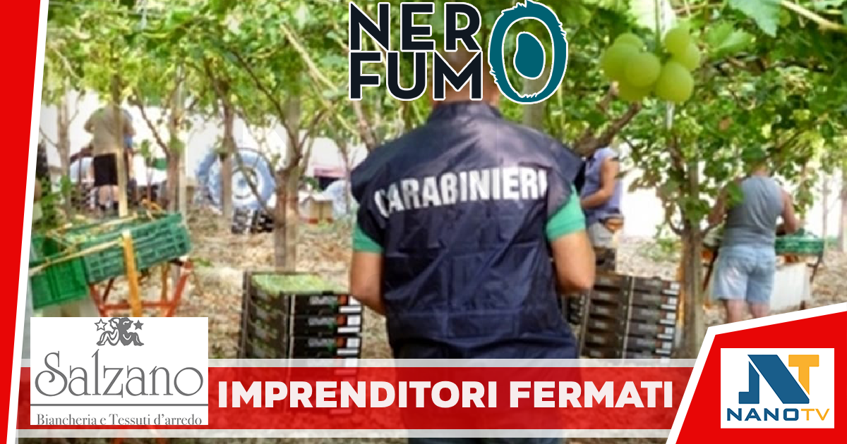 Turni da 14 ore nei campi per paghe da 3 euro: due imprenditori fermati dai carabinieri