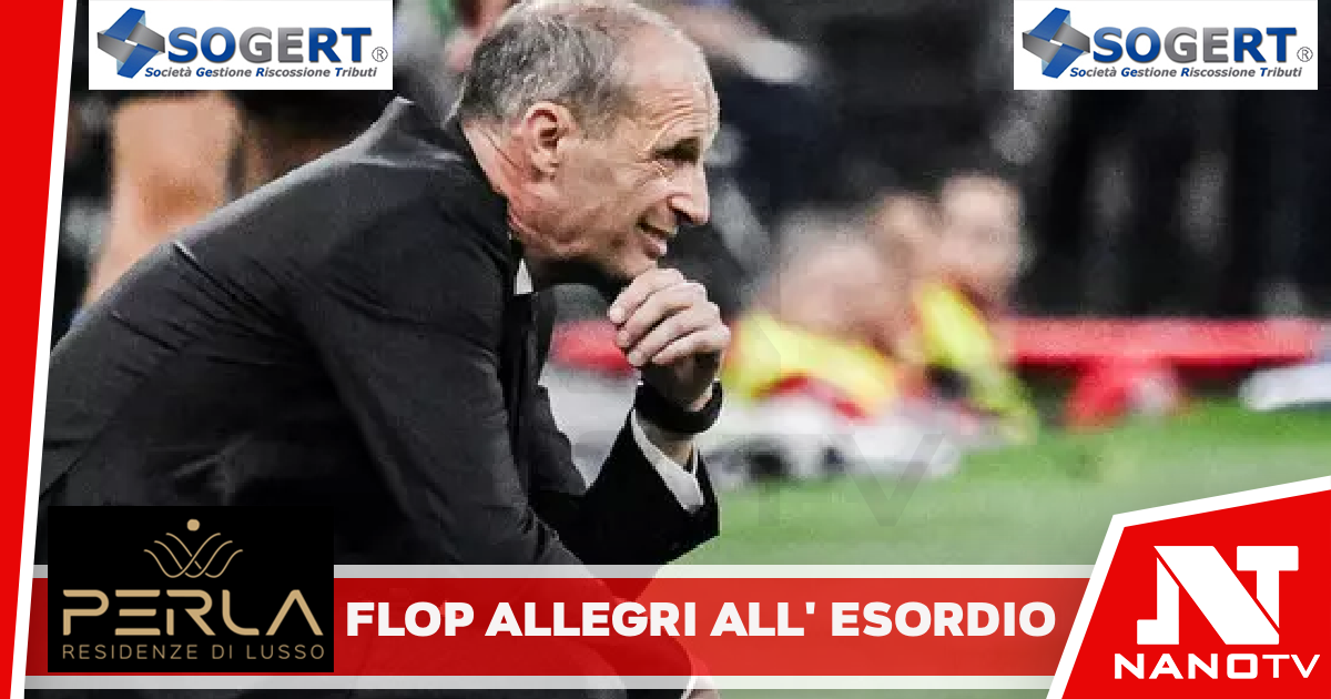 Flop Allegri all’esordio sulla panchina del Napoli, vince l’Arezzo 3-1
