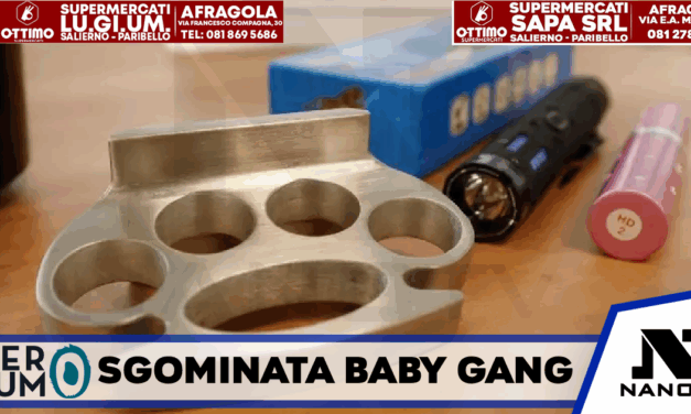 Sgominata baby gang a Salerno, coltelli e tirapugni per seminare il panico