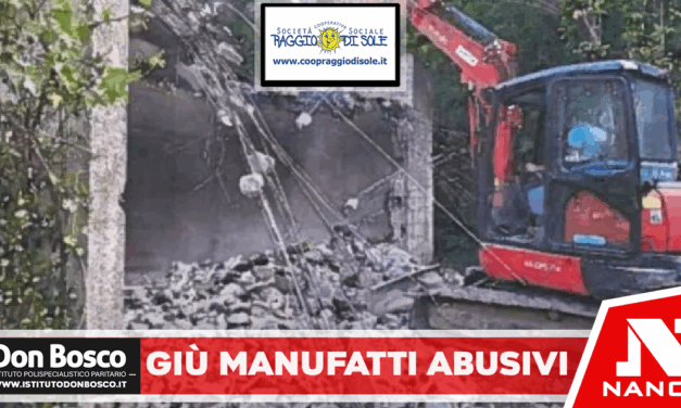 Giù manufatti abusivi nel Napoletano, applicata sentenza del 2010