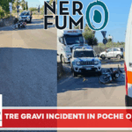 Tre gravi incidenti in poche ore nel salernitano: 4 feriti, caccia al pirata della strada