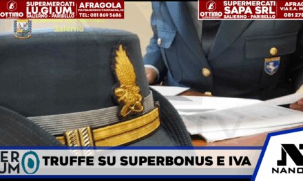 Truffa su Superbonus e Iva: sequestro da 7,4 milioni a una società edile nel salernitano