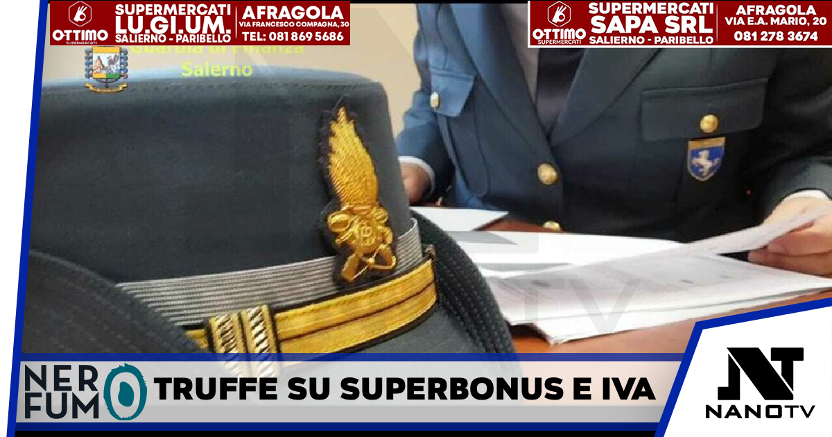 Truffa su Superbonus e Iva: sequestro da 7,4 milioni a una società edile nel salernitano