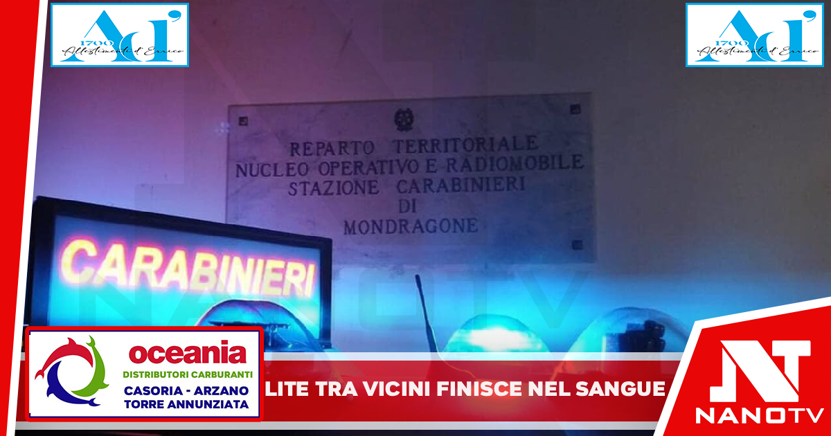 Lite tra vicini finisce nel sangue: spara al volto del rivale con una pistola ad aria compressa