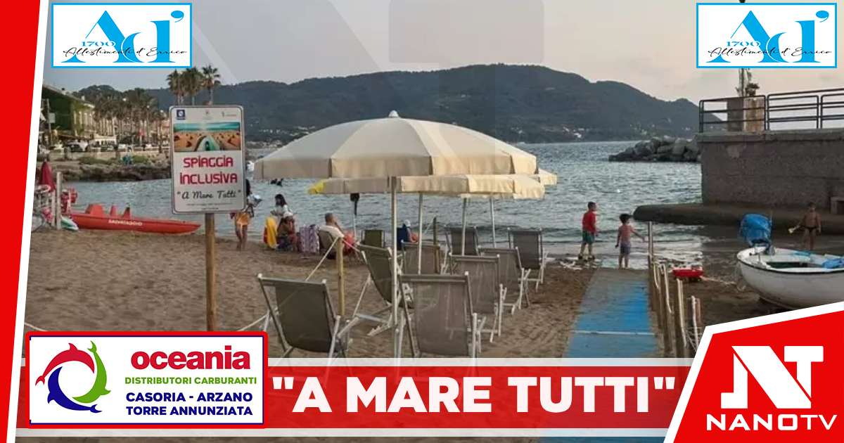 Castellabate, riapre la spiaggia inclusiva ‘A Mare Tutti’