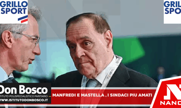 Manfredi e Mastella nella top ten dei sindaci più amati