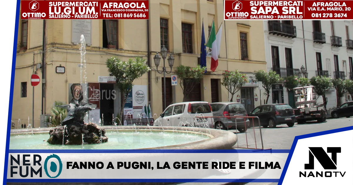 PIEDIMONTE MATESE – Rissa in piazza Roma, loro si colpiscono la gente ride e filma. Tre denunciati