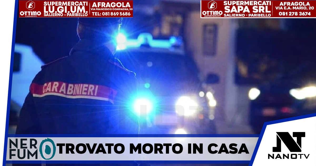 Mercogliano, uomo trovato morto in casa. Aveva 47 anni
