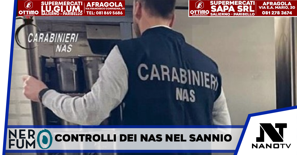 Controlli dei Nas: nel Sannio chiuso un agriturismo per irregolarità igienico-sanitarie