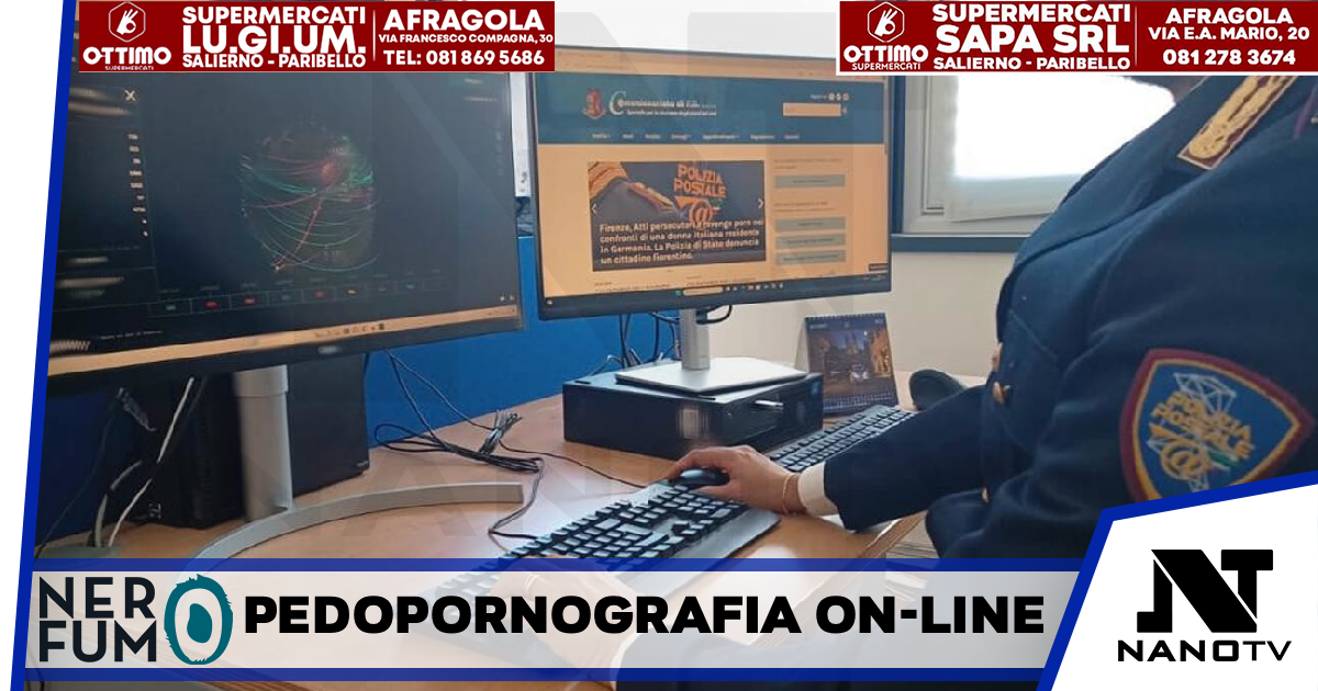 Pedopornografia on-line: perquisizioni anche nel casertano