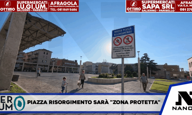 Benevento: Piazza Risorgimento sarà “zona protetta” per bambini e anziani: stop a bici e monopattini per adulti