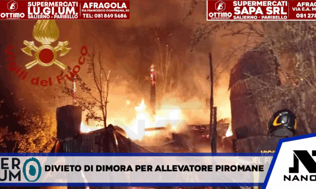 Denuncia e divieto di dimora nell’Avellinese per allevatore piromane