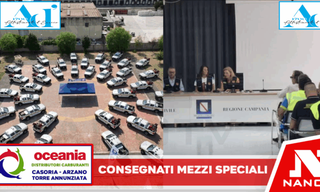 PROTEZIONE CIVILE REGIONE CAMPANIA, CONSEGNATI I MEZZI SPECIALI ALLE ORGANIZZAZIONI DI VOLONTARIATO.