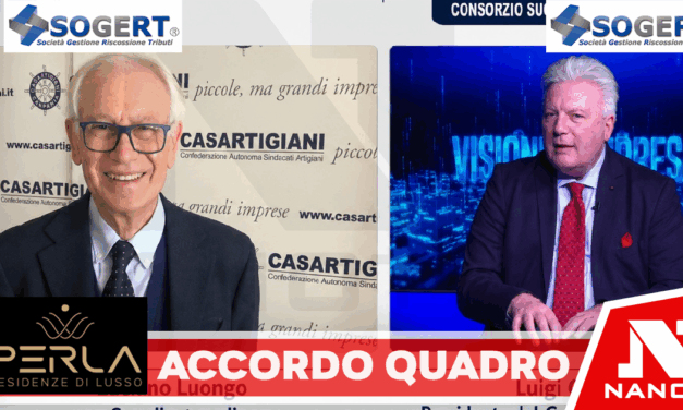 Luigi Carfora e Luciano Luongo firmano l’Accordo Quadro tra Confimi Industria Campania e Casartigiani Campania