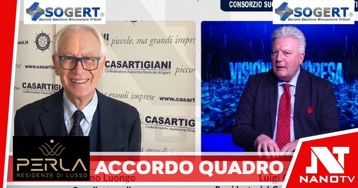 Luigi Carfora e Luciano Luongo firmano l’Accordo Quadro tra Confimi Industria Campania e Casartigiani Campania