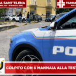 Si presenta nel bar e colpisce un cliente con 6 colpi di mannaia alla testa