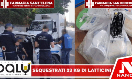 Trasporto fuorilegge di alimenti: sequestrati 23 kg di latticini
