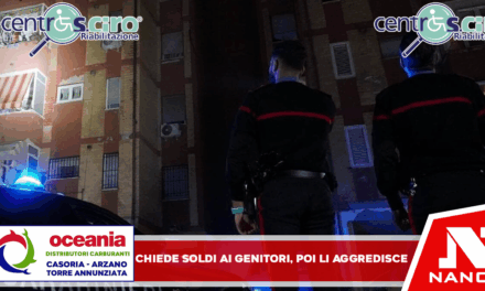 Chiede soldi ai genitori, poi li aggredisce: 41enne arrestato dopo aver colpito anche i carabinieri