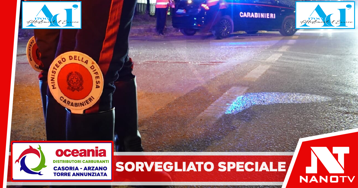 Sorvegliato speciale sorpreso a spasso nella notte: “Hanno rapinato la mia compagna”