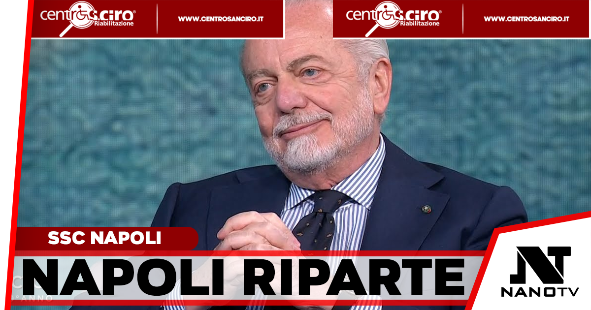 Napoli, De Laurentiis rilancia: “Ora stadio e centro sportivo”