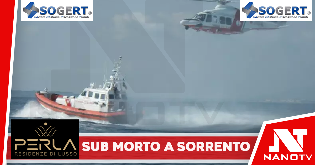 Sub morto in costiera sorrentina, ipotesi contatto con l’elica di una barca