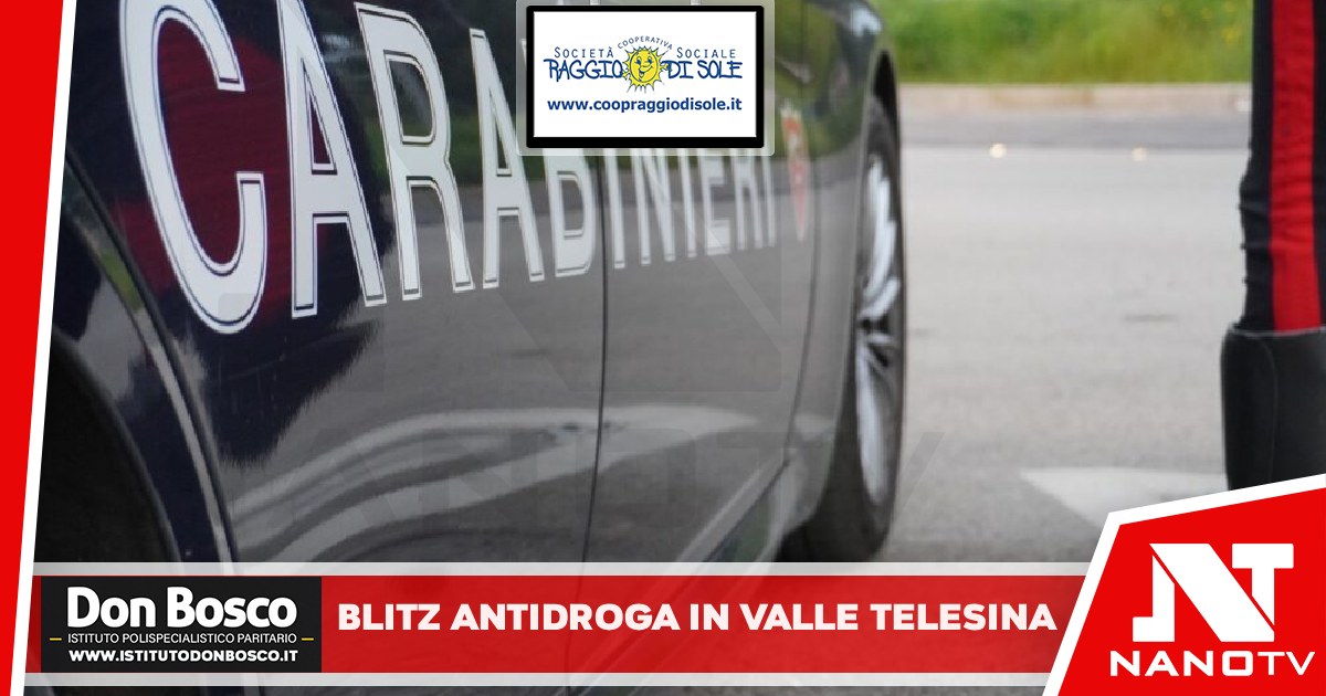 Blitz antidroga in Valle Telesina: tre arresti