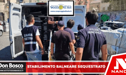 Stabilimento balneare abusivo sequestrato a San Giovanni a Teduccio
