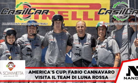 America’s Cup: Cannavaro sull’AC40 di Luna Rossa nelle acque di Napoli