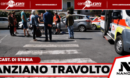 Castellammare di Stabia, muore l’83enne investito sulle strisce: indagini in corso