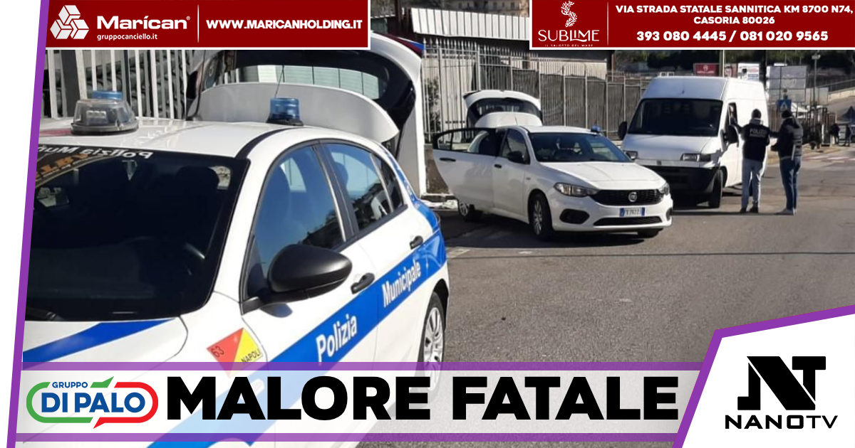 Napoli -Incidente in via Argine:colto da malore alla guida, muore uomo di 81 anni