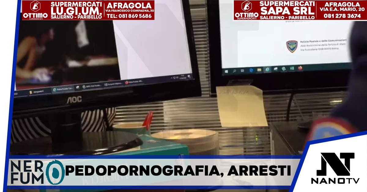 Sequestro di materiale pedopornografico, sei arresti tra Lombardia e Campania