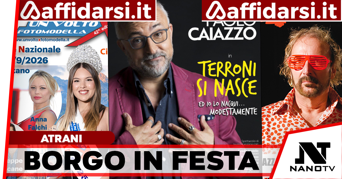 Atrani svela il cartellone 2026: un’estate tra grande musica, tradizione e star dello spettacolo
