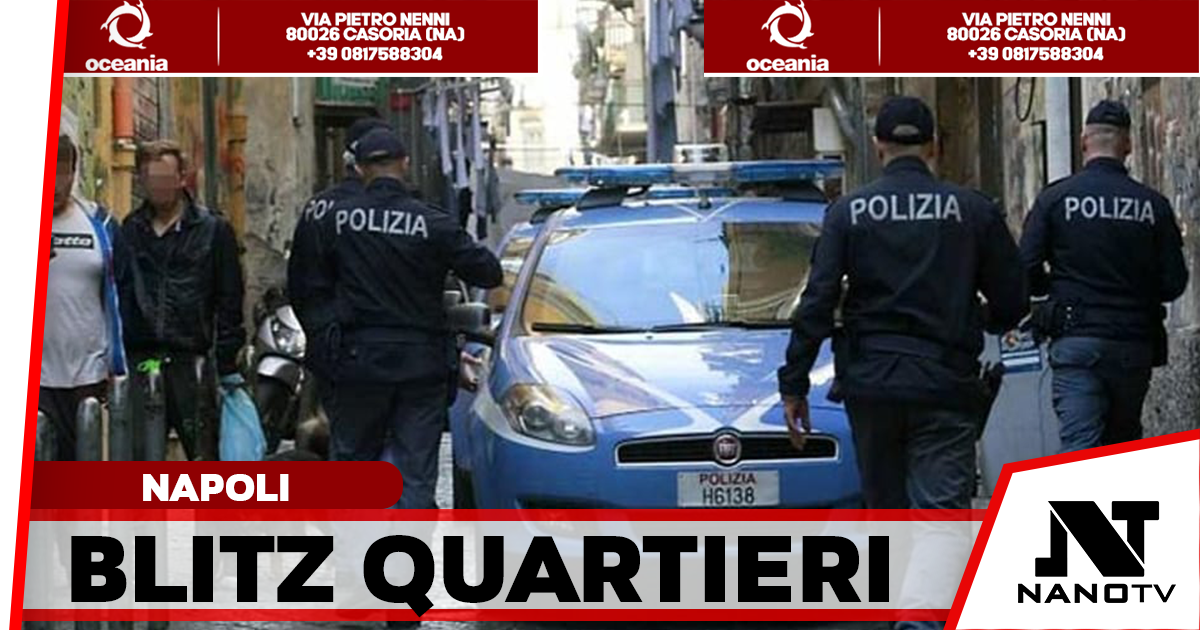 Quartieri Spagnoli: maxi controlli della Polizia, identificate oltre 140 persone