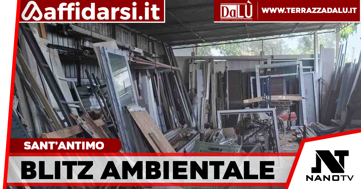 Blitz ambientale a Sant’Antimo: sequestrati opificio tessile e tre depositi abusivi di rifiuti