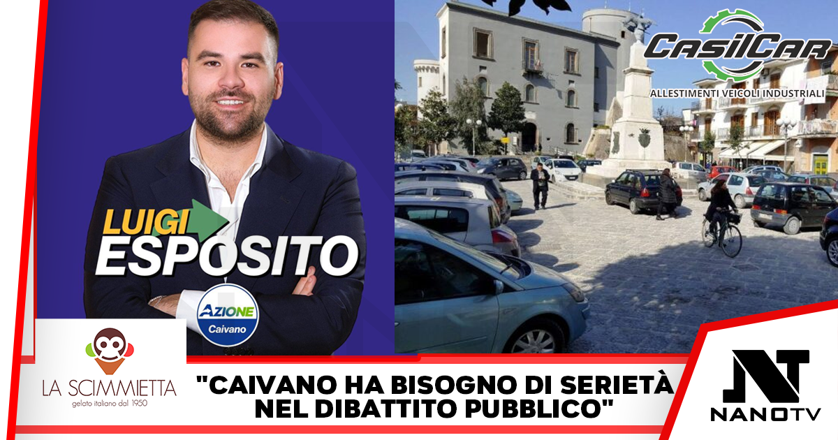 “Caivano ha bisogno di serietà nel dibattito pubblico”. Le dichiarazioni del presidente del consiglio comunale