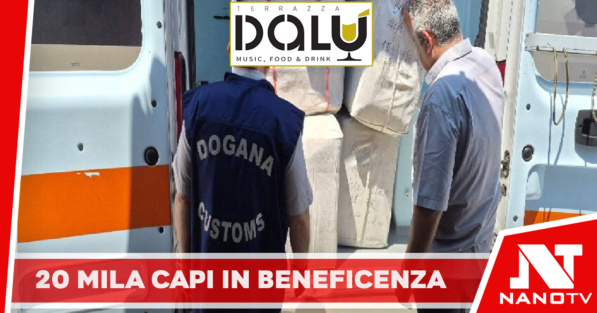 l’Agenzia delle Dogane e dei Monopoli – UADM Campania 3 di Caserta, ha destinato alla beneficenza circa 20.000 capi di abbigliamento:
