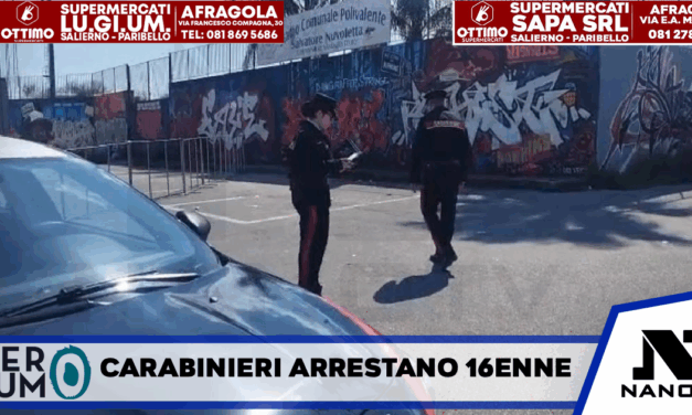 *Marano: I carabinieri della stazione di Marano di Napoli hanno arrestato un 16enne per tentato omicidio plurimo*