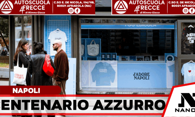 Napoli, nss edicola festeggia il centenario azzurro a Piazza San Pasquale