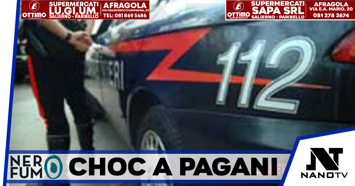 Choc a Pagani, 30enne strangola il padre e lo uccide